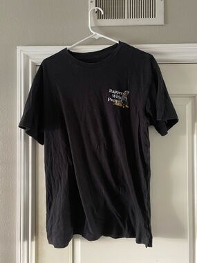 Rappers With Puppies Black Graphic Tee